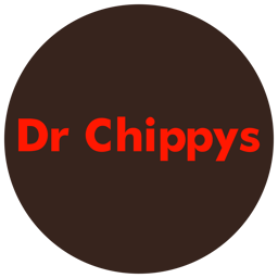 Dr Chippy's  logo.